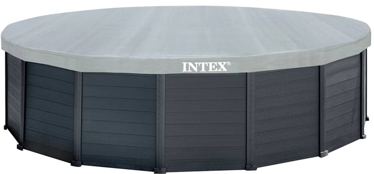 Intex Graphite Gray Panel kit piscine - Ø 478 x 124 cm
