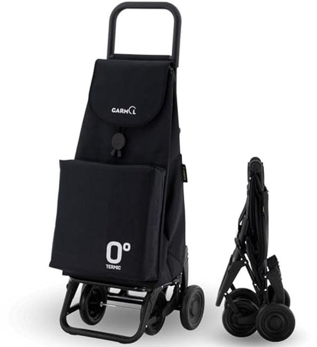 Winkelwagen 66L Zwart - Ruimtelijk en Praktisch