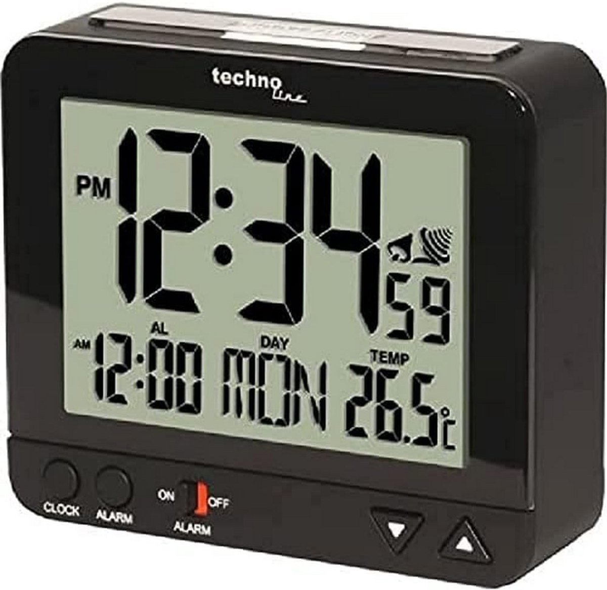 Digitale Wekkerradio met Binnentemperatuur en Nachtlicht - Modern en Gebruiksvriendelijk