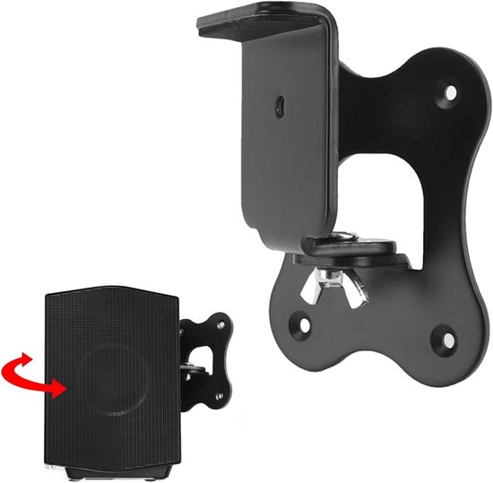 Speaker Wall Mounts - Metalen Verstelbare Muurbeugel - Ruimtebesparend Ontwerp - Stabiele Ondersteuning - Voor HW Q930B HW Q930C HW Q990B HW Q990C SX Q990B — afbeelding 2