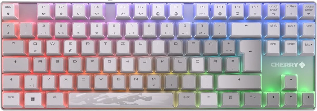 Draadloos TKL Gaming Toetsenbord met Duitse QWERTZ Indeling en MX Rode Schakelaars