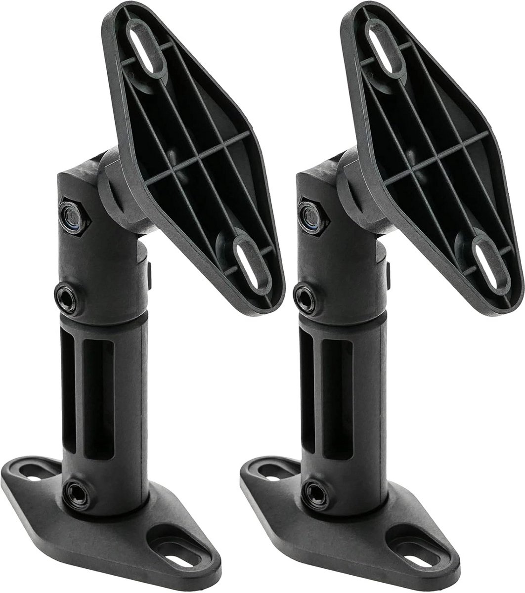 BeMatik - 2-pack universele wand- of plafondluidsprekerstandaard