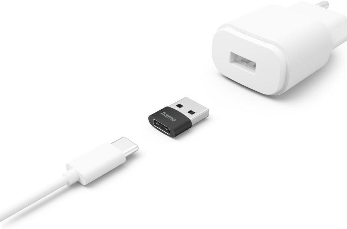 3-delige USB-C Adapter Set: USB-A naar USB-C Converter voor Telefoons en Tablets