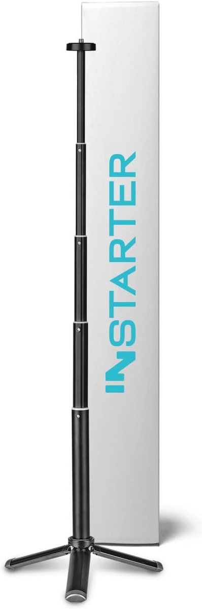 Tafelstatief met telescopische arm voor camera's en smartphones -compact & multifunctioneel