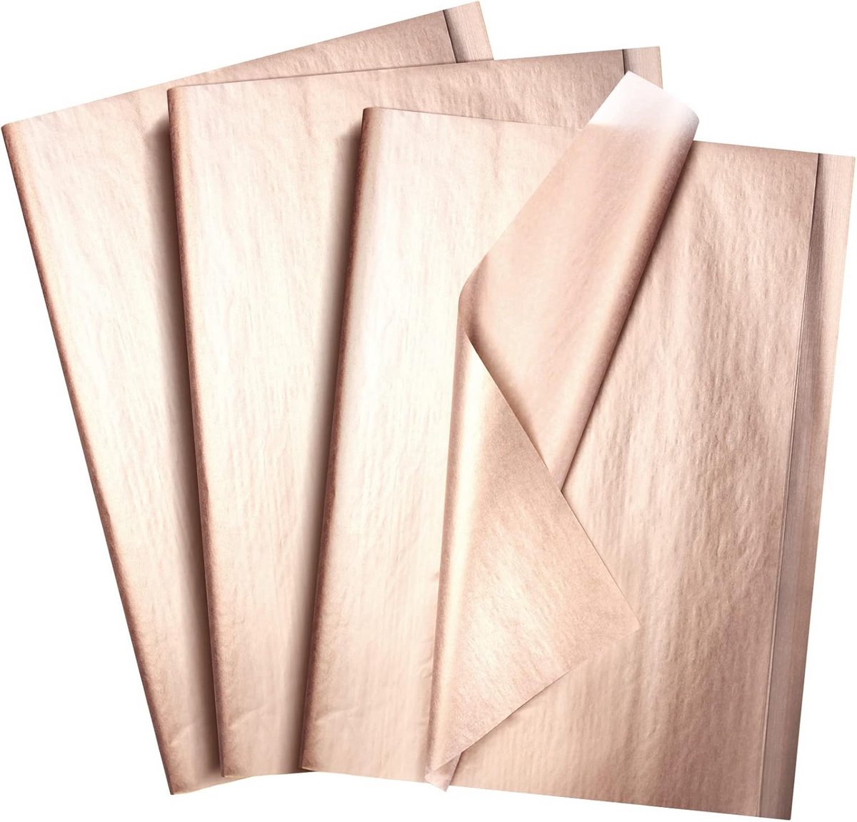300 Vellen Roségoud Tissuepapier 35,5 x 50 cm - Inpakpapier voor Cadeaus en Knutselen
