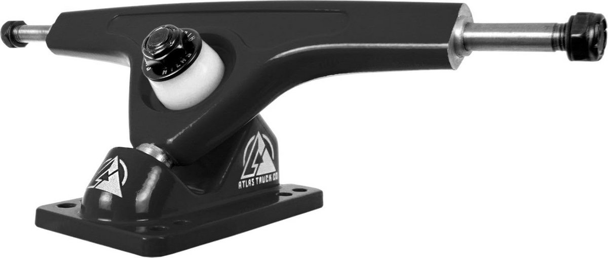 Ultralichte Longboard Trucks Reverse Kingpin 180mm 48 Graden voor Soepele en Stabiele Rit Zwart