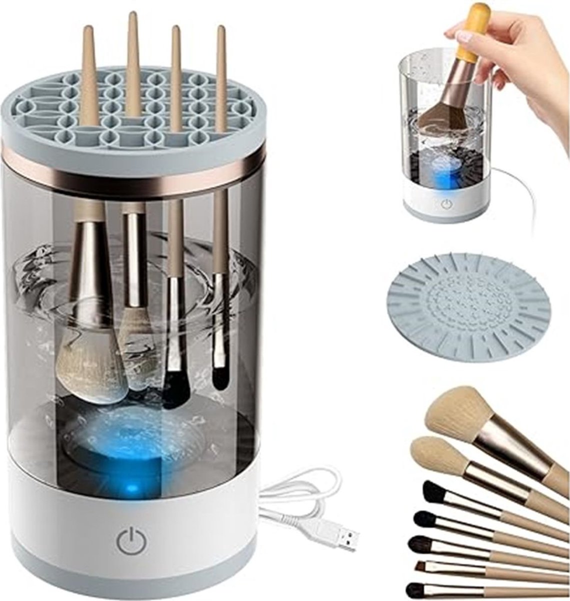 Elektrische make-upborstelreiniger