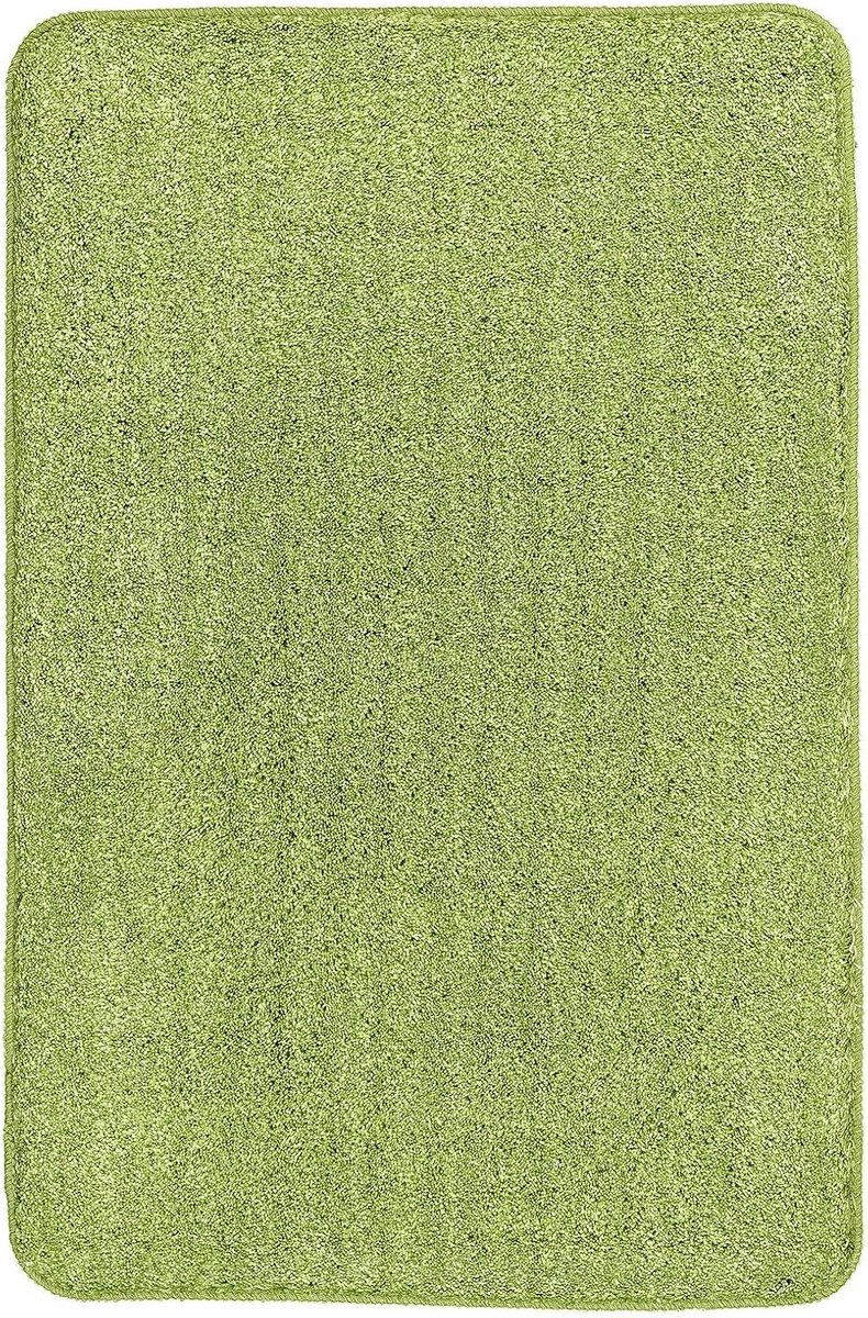 Zachte Badmat Kiwi Groen 70x120 cm - Sneldrogend en Geschikt voor Vloerverwarming