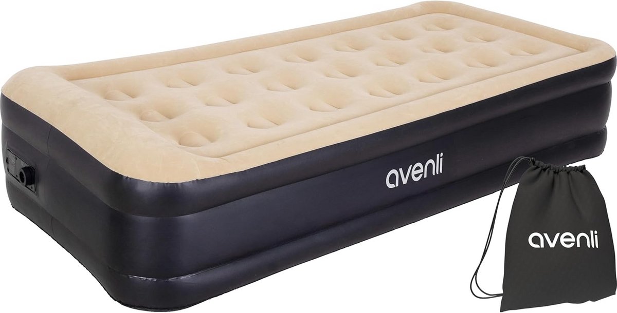 Zelfopblazend Luchtbed - Comfortabel Logeerbed voor Thuis, Reizen en Kamperen - Ergonomisch en Ruimtebesparend