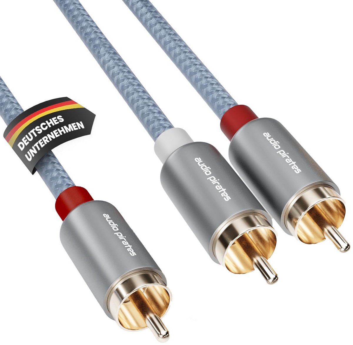 High Performance Subwoofer Y-RCA Kabel met 24K Vergulde Connectoren - 3 Meter
