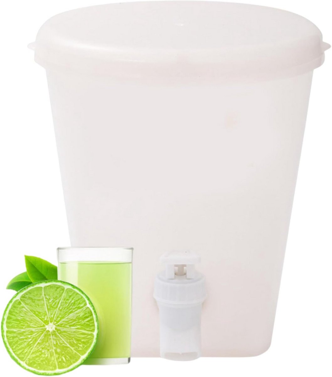 Transparante Drankdispenser met Kraan voor Feestjes en Koelkast - 1,5L