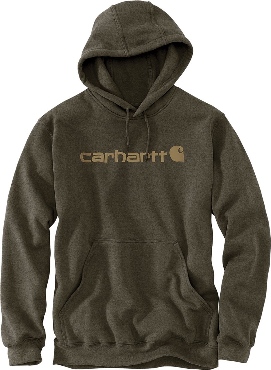 Carhartt Marquette Logo Sweatshirt 100074 -XL Burnished Logs Heather
