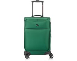 Pack Easy GoUp trolley cabine 4 roues S 53 cm avec soufflet d'extension - Bagage souple - Serrure TSA - grün