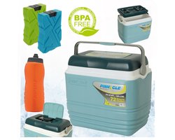 Pinnacle TPX7000 Koelbox 32L Blauw + 2 Koelpacks & Bidon