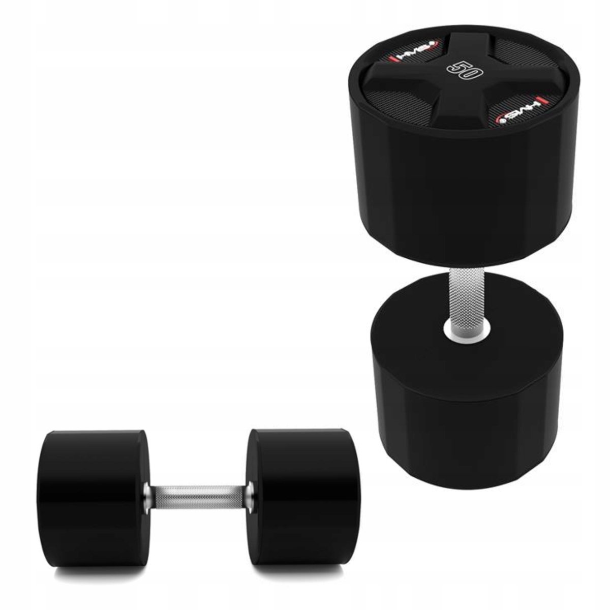 HMS HPC Halter 50 kg - Polyurethaan & Staal