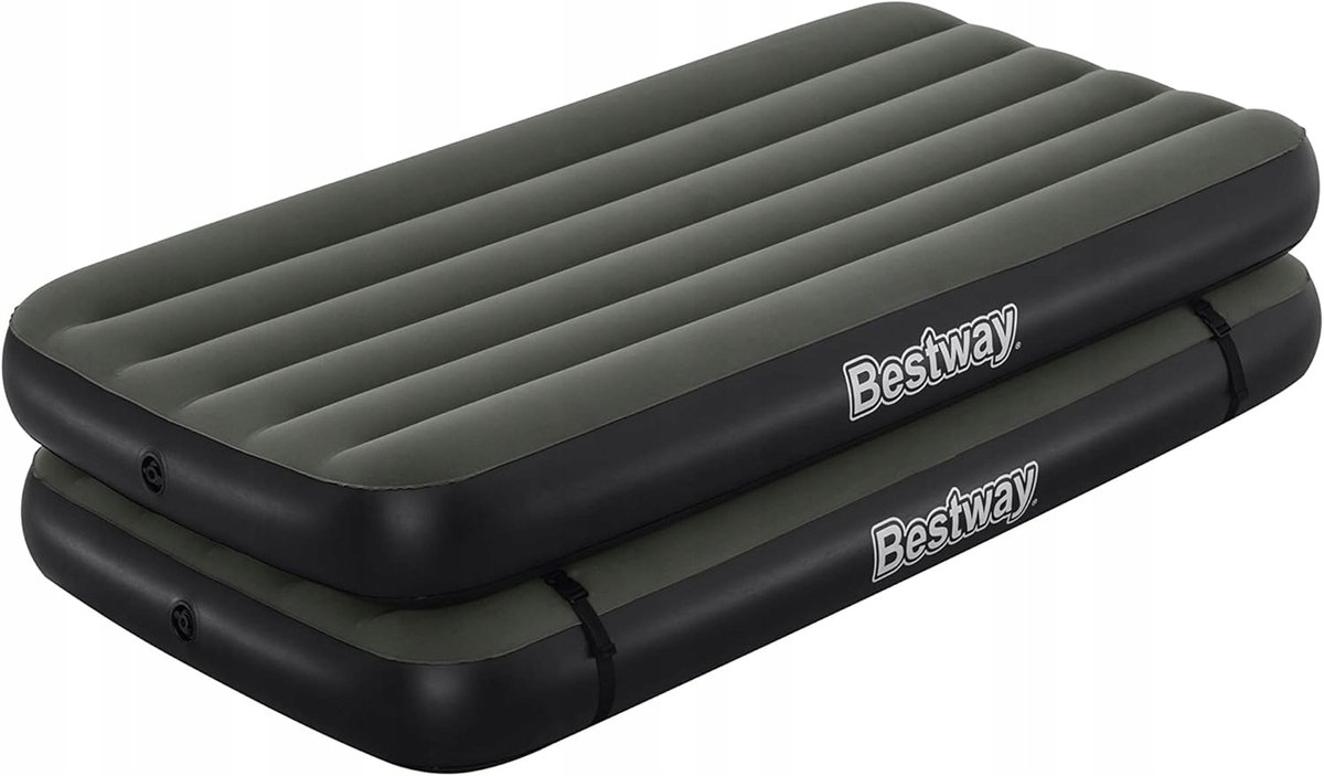 Bestway Luchmatras 188x99X25 CM 3-IN-1 Grijs Kamperbed