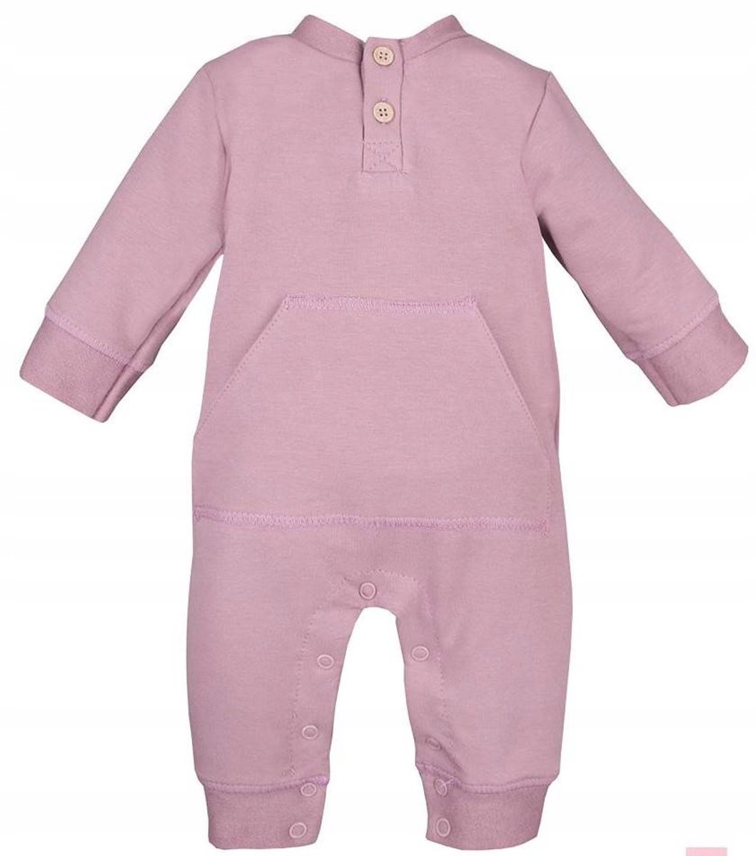 Eevi 'Simply Comfy' babyrompertje, paars gemêleerd, 100% katoen, maat 80