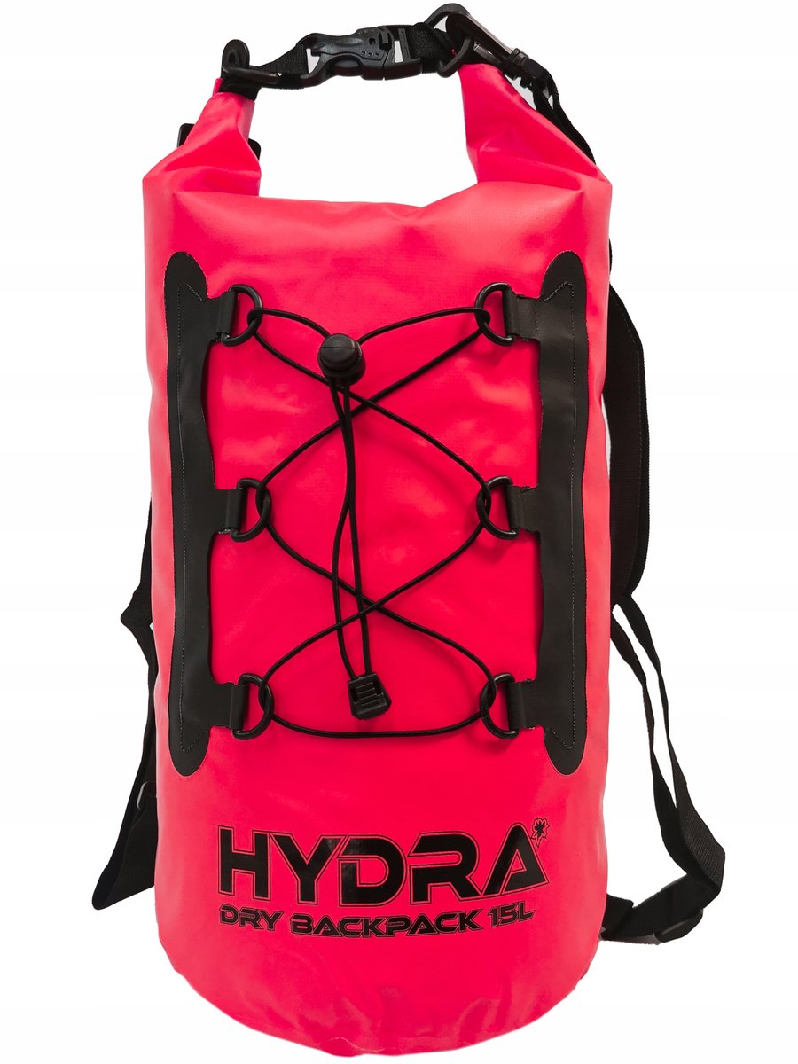 Waterdichte Tas 15L SUP Rugzak Sterk PVC Kajak Rood