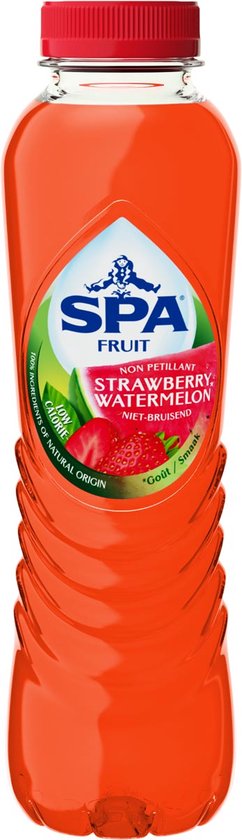 Spa Fruit Still strawberry watermelon | fles van 40 cl | pak van 6 stuks