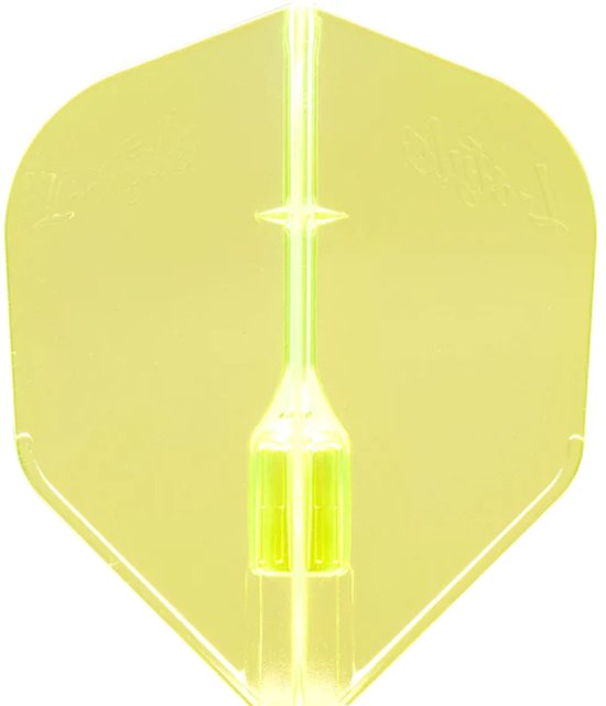 L-Style Fantom EZ L3 Shape Neon Yellow - Dart Flights van L-Style — afbeelding 2