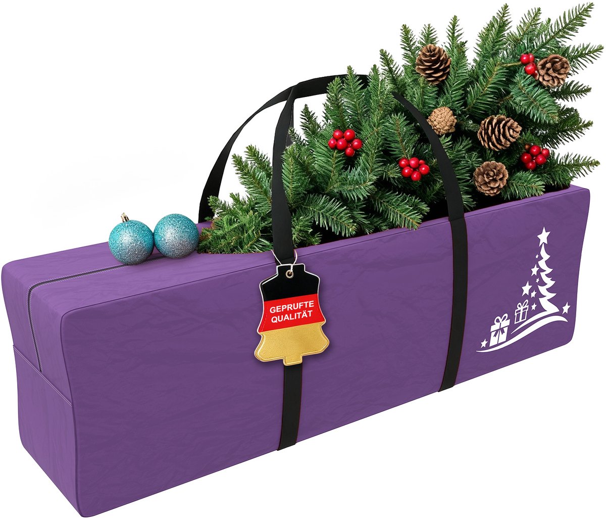Soontrans Kerstboom Opbergtas, Herbruikbaar, Dennenboomtas, Duurzaam 600D Oxford-Materiaal, Waterdichte Opbergtas Voor Dennenbomen, Voor Kunstmatige Kerstbomen