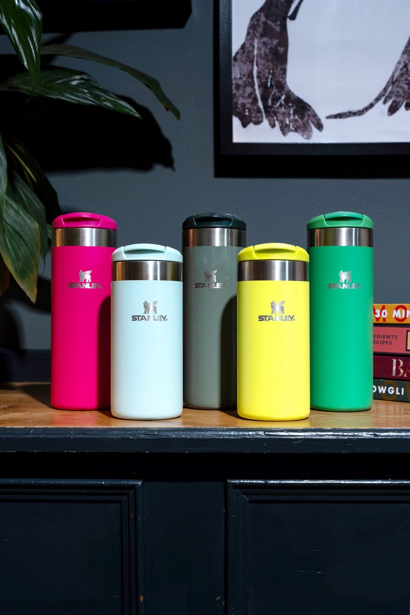 Stanley Aerolight Transit Thermosbeker 0.47L - Houdt 6 Uur Warm, 8 Uur Koud, Lekvrij En Vaatwasmachinebestendig (Rose Quartz)