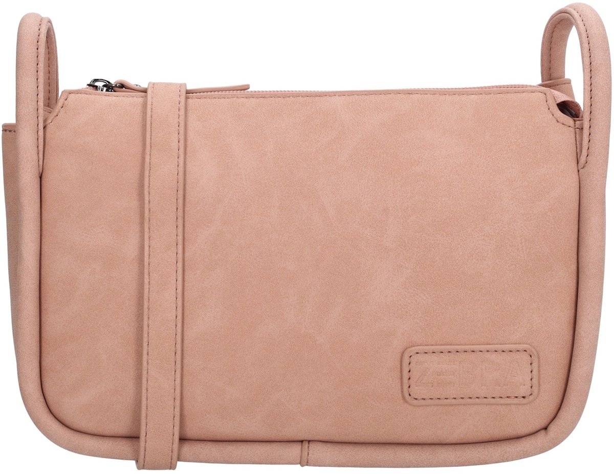 Zebra Trends Mia Crossbodytas - Schoudertas - Dames - Crossover - Oudroze