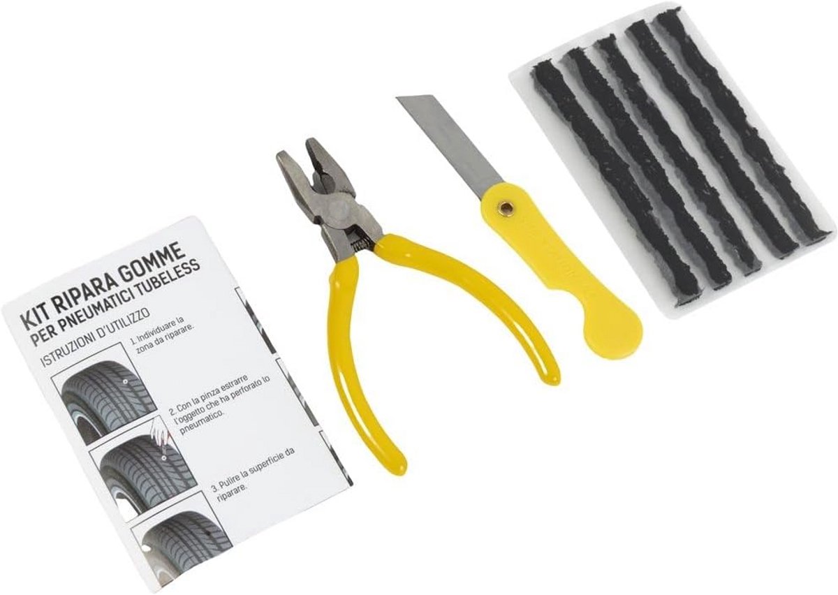 7-Delige Tubeless Banden Reparatieset voor Auto, Motor en Scooter