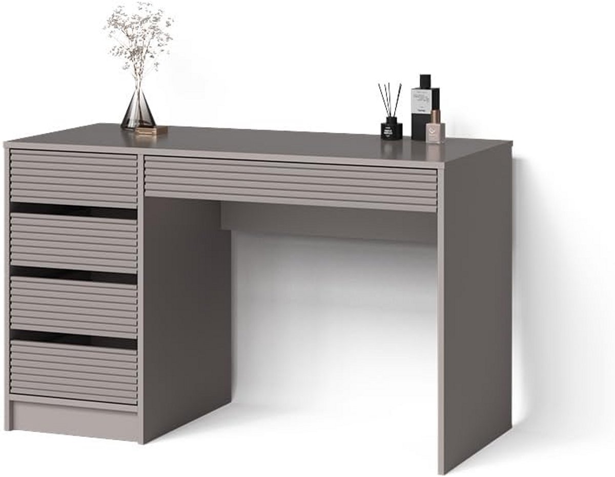 Moderne Kaptafel Imola in Kasjmier Look - Make-up Tafel Zonder Spiegel