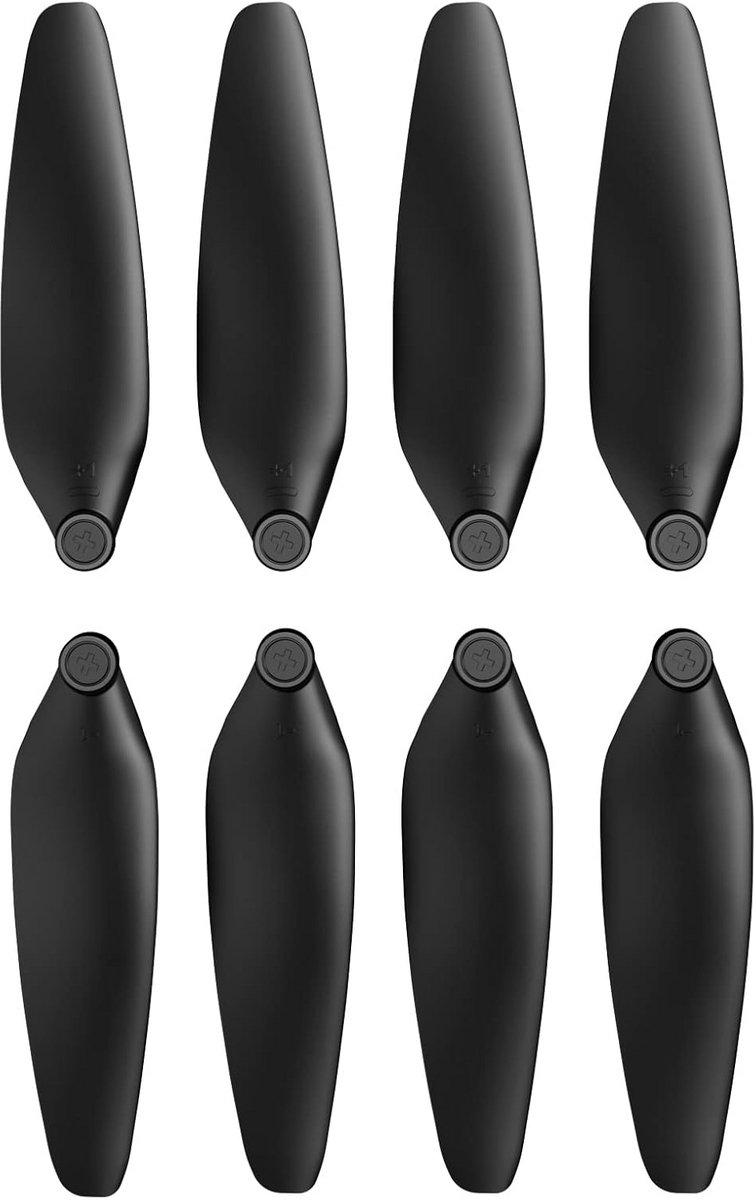 8 Stuks Propellerset voor 4K Camera Drone - 4 Paar Vervangende Bladen en Schroeven