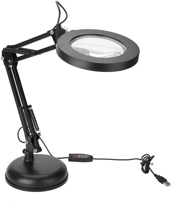 Vind vergrootlamp met verlichting op - maart 2026