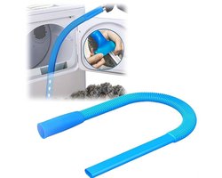 Reinigingsset voor wasdrogeruitlaten: Universele stofzuigerslangadapter voor alle stofzuigers; dieptereinigingstool voor verstopte leidingen en het verwijderen van pluizen.