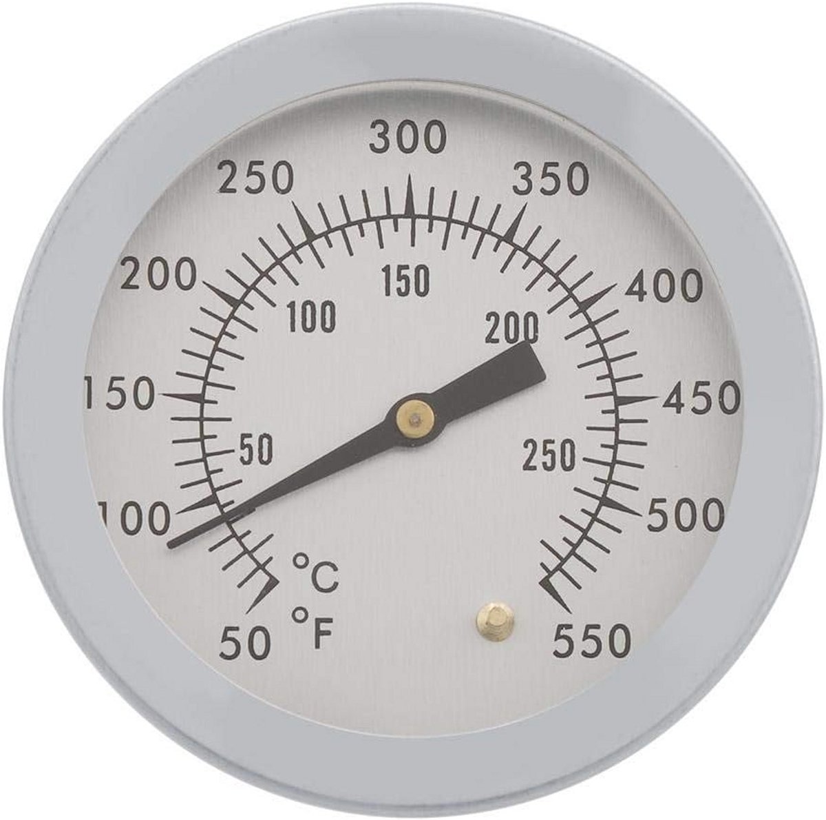 Analoge BBQ Vleesthermometer voor Houtskool, Gas of Oven - Temperatuurbereik 50-550 Graden