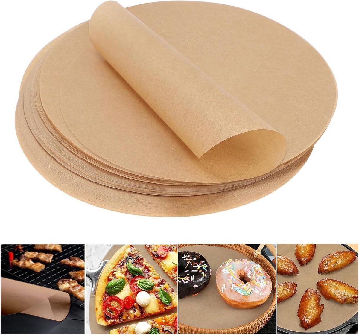 100x Rond Bakpapier 30 cm - Anti-aanbak & Hittebestendig voor Oven, Airfryer & BBQ