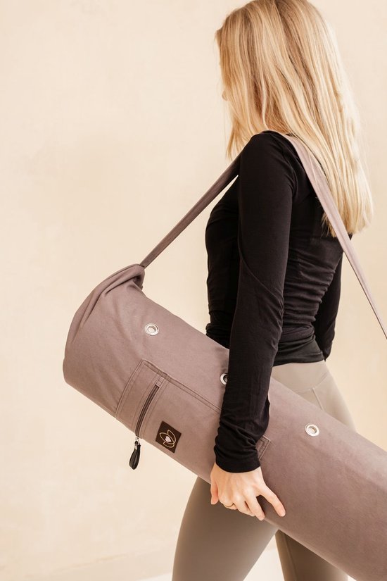 Yogatas katoen eco taupe - Lotus — afbeelding 2