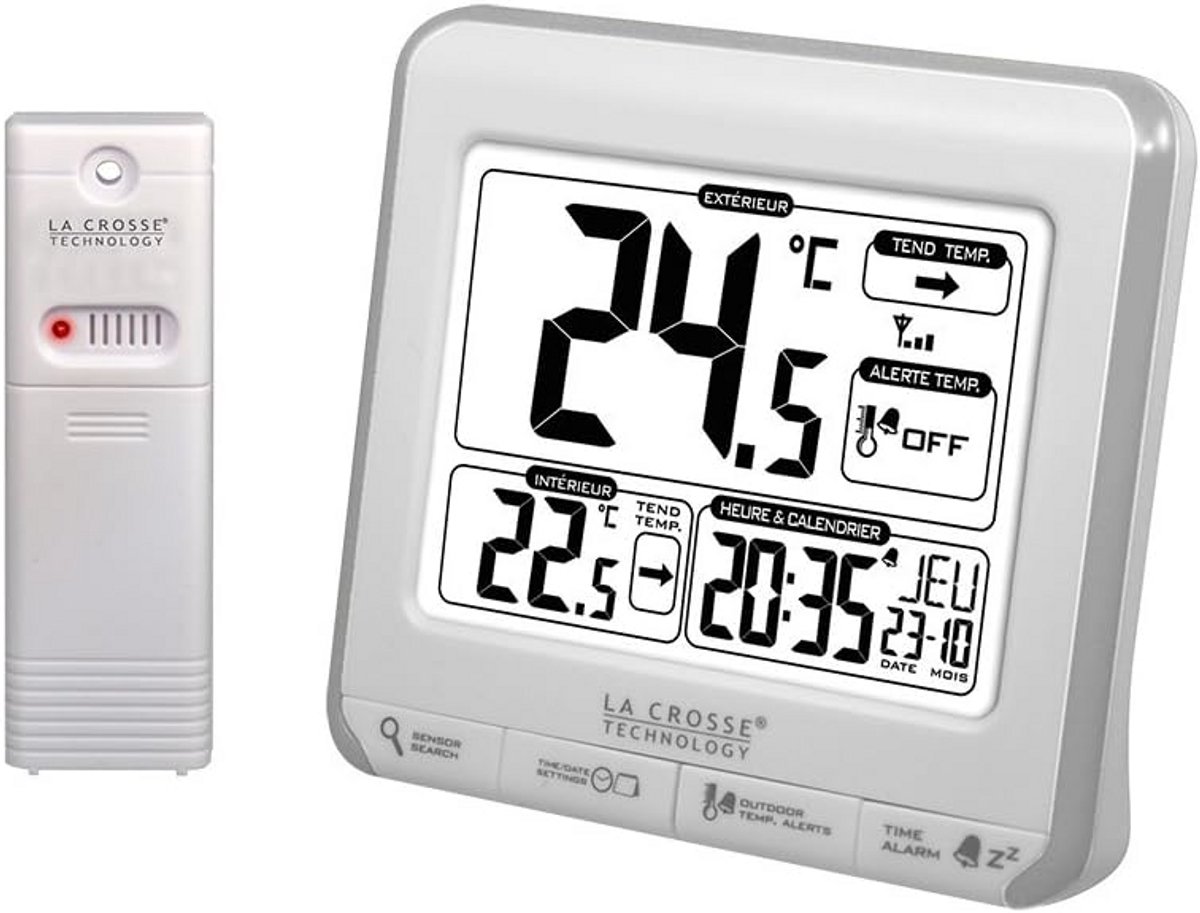 Draadloos Weerstation met Binnen- en Buitentemperatuur en Weersvoorspelling