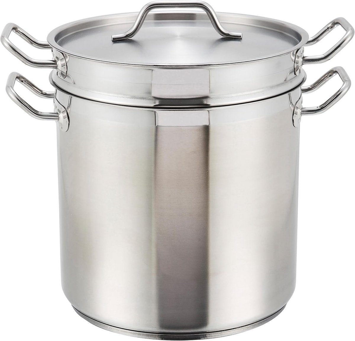 RVS 8 Quart Stoompan en Pastapan met Deksel