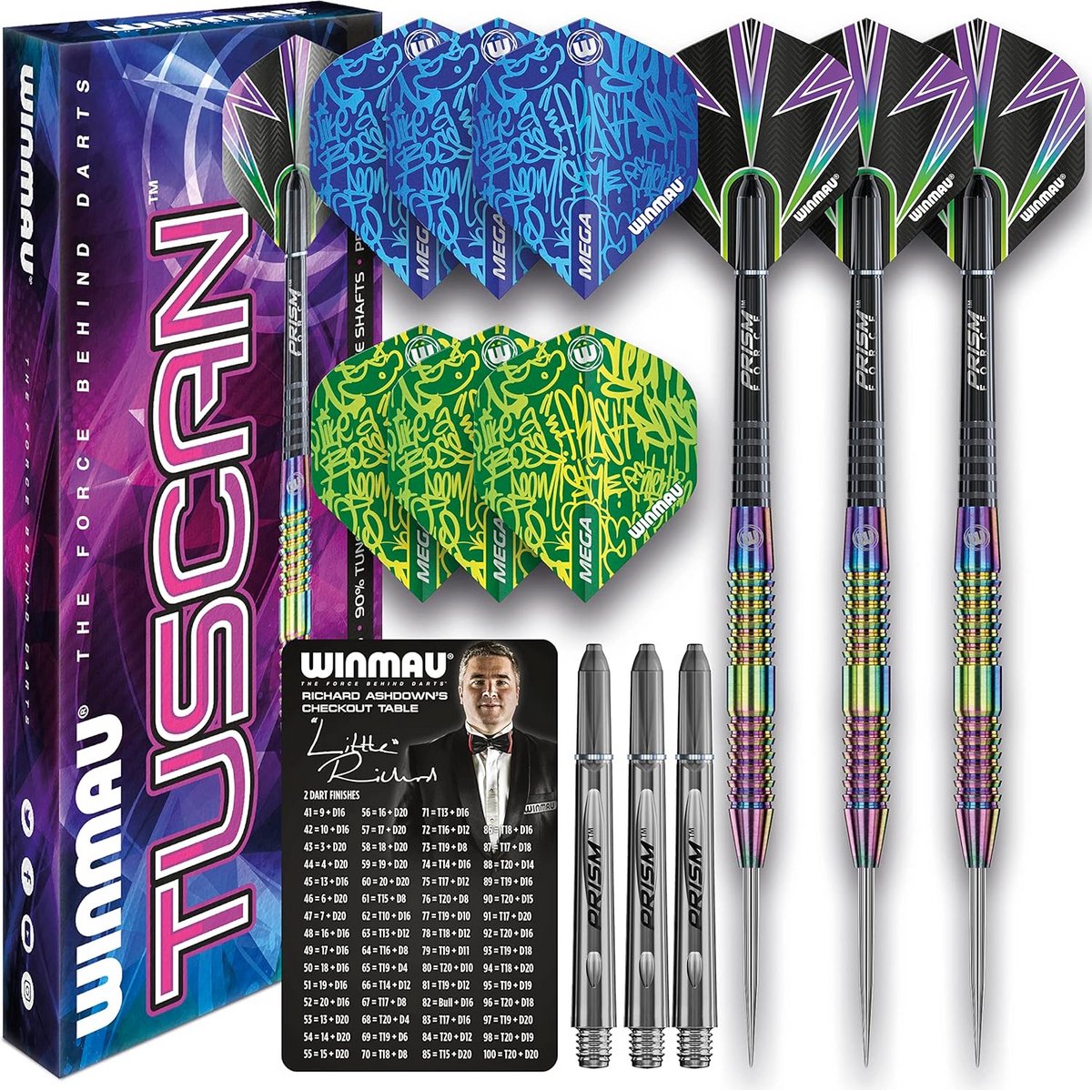 Pro tungsten dartpijlen met staalpunten 24 gram - Professionele Precisie Dartsset