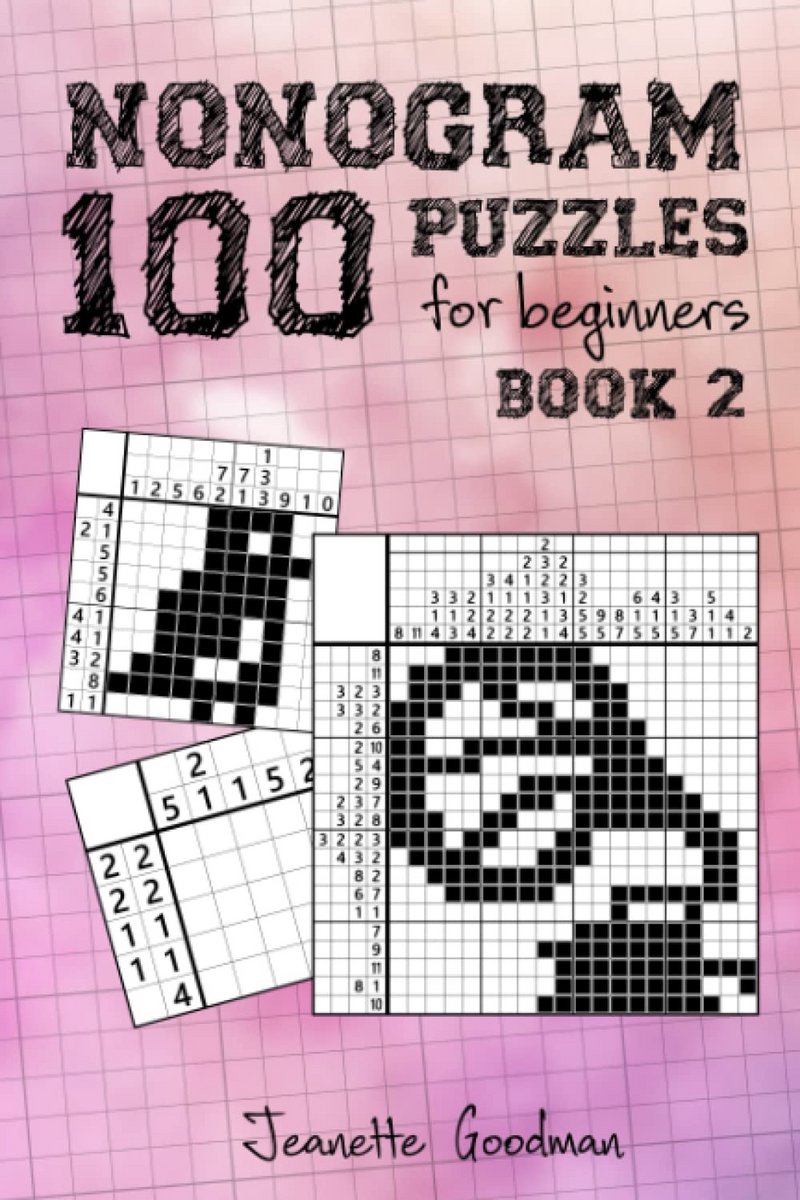 100 Leerzame Nonogram Puzzels voor Beginners: Logische Tekenpuzzels