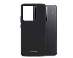 Mobilize Hoesje geschikt voor Realme GT 7T Telefoonhoesje Flexibel TPU | Mobilize Rubber Gelly Backcover | GT 7T Case | Back Cover - Zwart