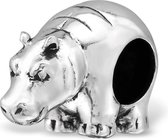Nijlpaard hippo bead | Zilverana | Bedel | Sterling 925 Silver (Echt zilver) | Past op vele merken | Nikkelvrij