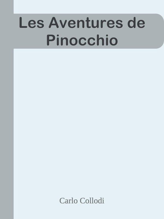 Les Aventures de Pinocchio - cover