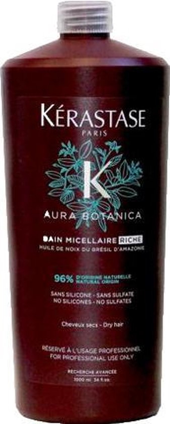 Kérastase Aura Botanica Bain Micellaire Riche Shampoo - 1000ml | bol.com