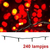 Kerstverlichting rood - 240 LED's - Voor binnen & buiten - 8 functies