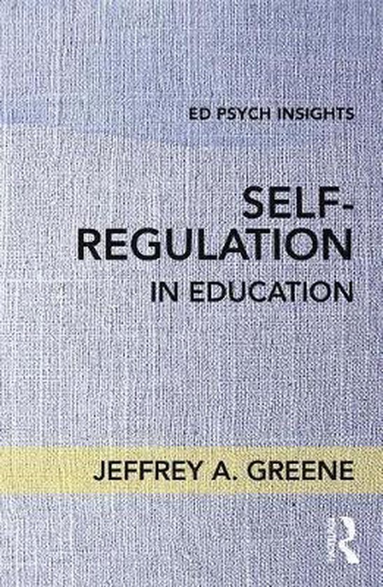 Self-Regulation in Education - cover