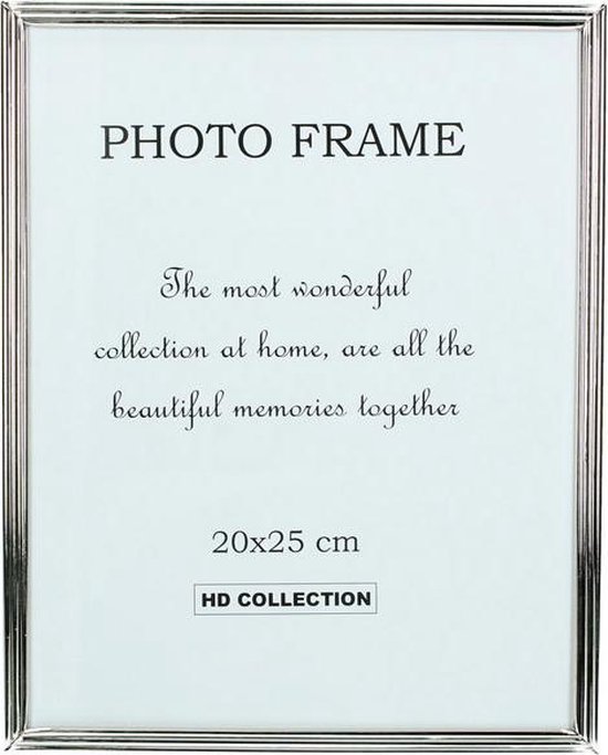 HD Collection - Fotolijst Metaal - 20x25 cm - Zilver | bol.com