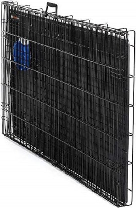 tectake® Autobench hondenbench - Hondentransportbench - div afmetingen double of single (Double, 97 x 90 x 69,5 cm) - Met verstelbaar tussenschot