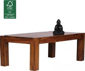 Landelijke houten salontafel Naga chair - 100x45x35 | Het oude gebint
