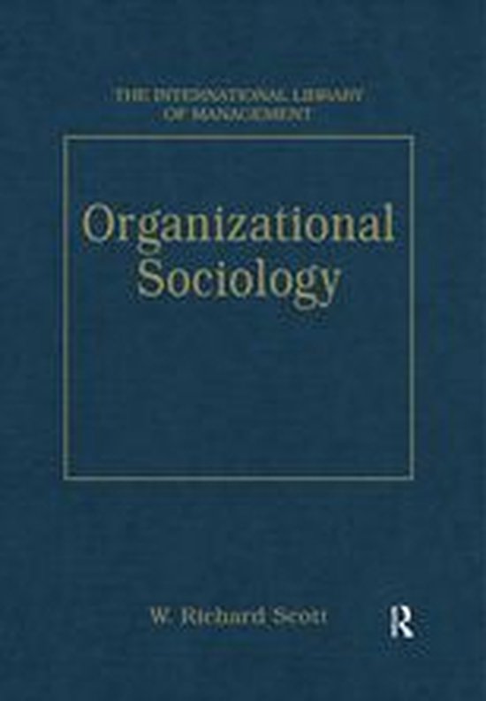 The International Library of Management - Organizational Soc ... - cover