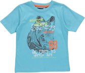 Blue Seven - T-shirt - Lichtblauw met print - Maat 98